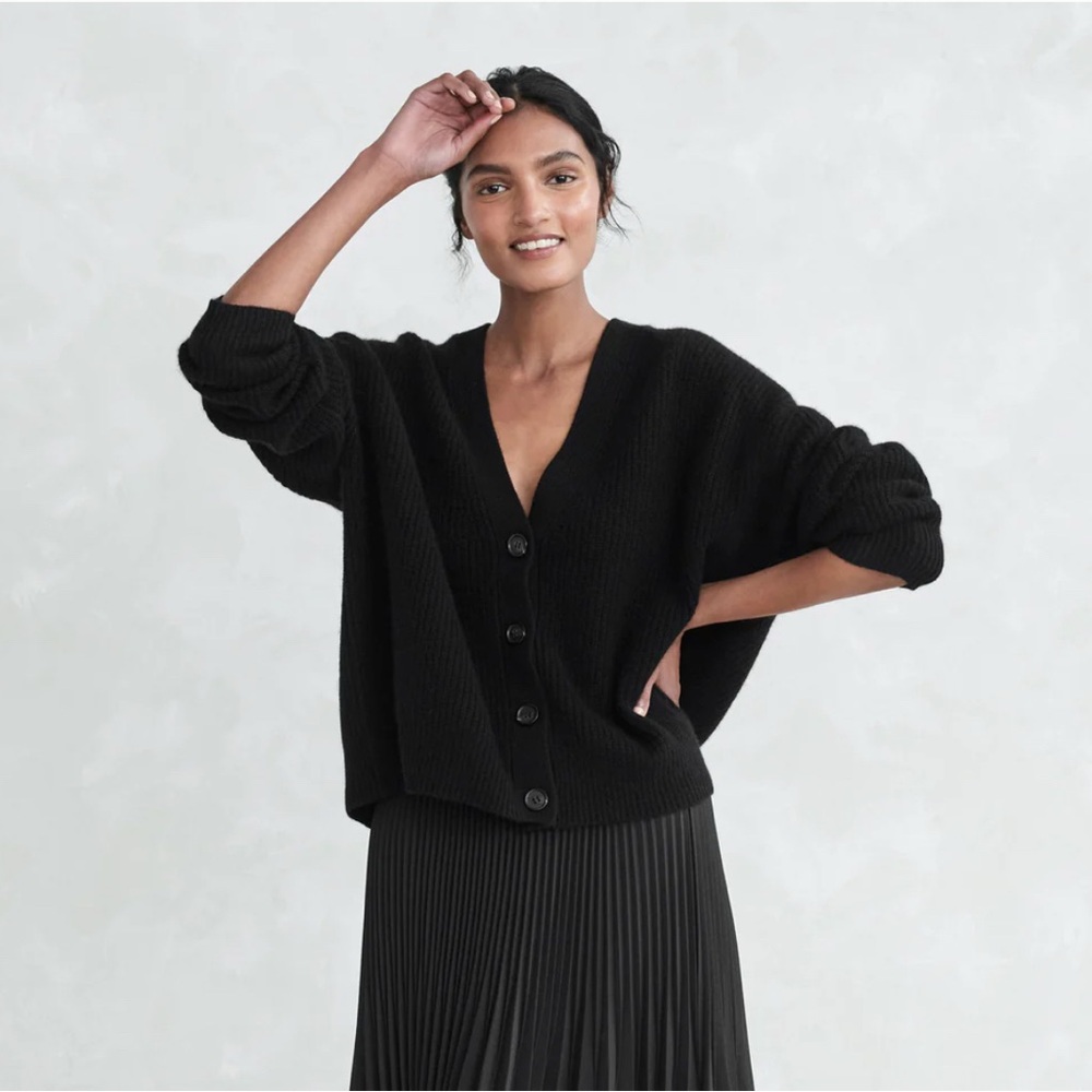 Jenni Kayne Cropped Cashmere Cardigan XXS